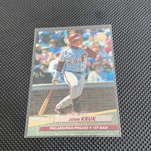 John Kruk Philadelphia Phillies